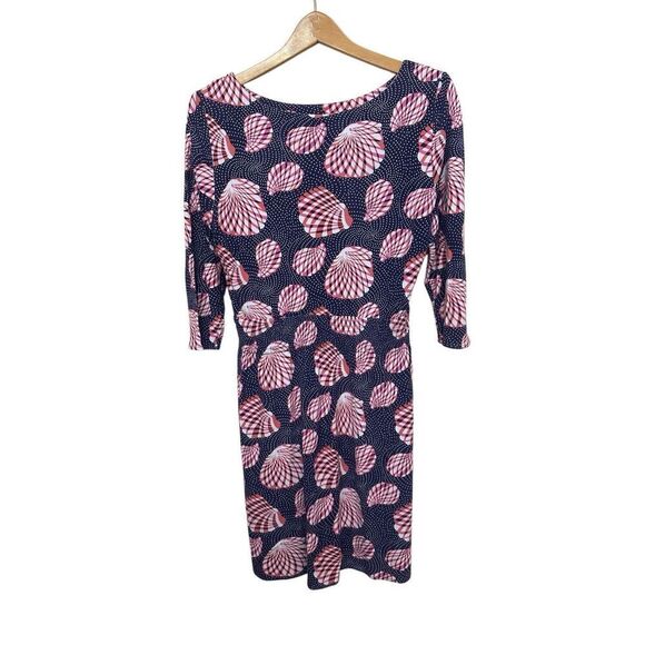 Lilly Pulitzer Women's Seashell Print Dress 3/4 Sleeve Size: M - Picture 2 of 5